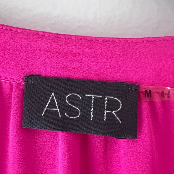ASTR Neon Pink Blouse - M - Picture 2 of 2